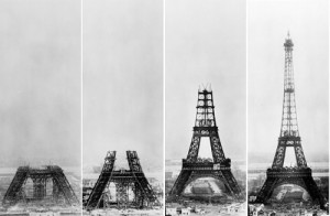 construction of the eiffel tower